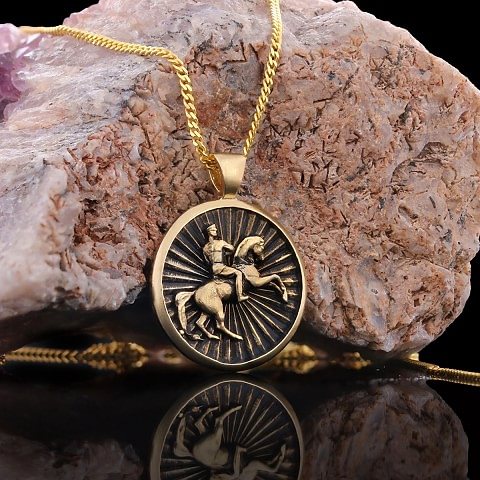 925 Ayar Gümüş M. Kemal Atatürk Kolye