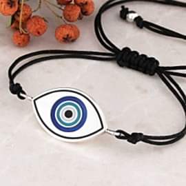 925 Ayar Gümüş Nazar Boncuğu Bileklik