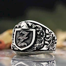 925 Ayar Gümüş Z Harfli Yüzük