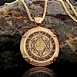 925 Ayar Mührü Süleyman Gümüş Kolye