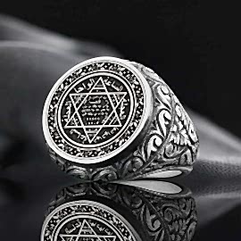 925 Ayar Mührü Süleyman Gümüş Yüzük