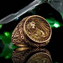 Aslan Burcu Gümüş Yüzük