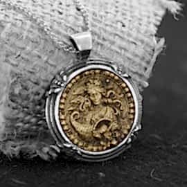 Başak Burcu Kolye Gümüş