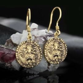 Başak Burcu Küpe Gümüş 925 Ayar