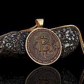 Bitcoin Hatıra Gümüş Kolye