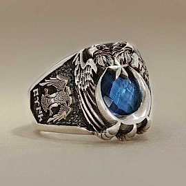 Çift Başlı Kartal Erkek Yüzüğü