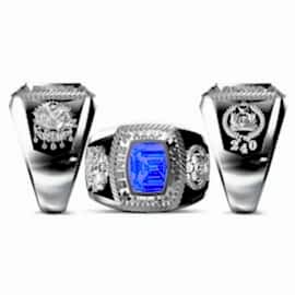 Osmanlı Devlet Armalı Deniz Harp Okulu Yüzüğü 240