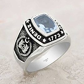 Deniz Harp Okulu Yüzük 1773 Özel Tasarım