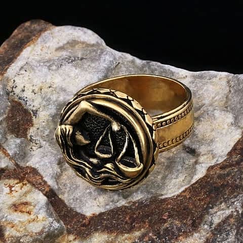 El Yapımı Kadın Terazi Burcu 925 Ayar Gümüş Yüzük