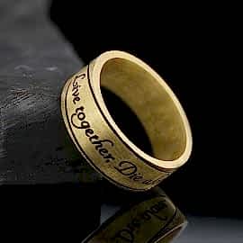 Erkek Gümüş Alyans Özel Tasarım