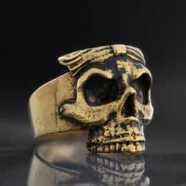 Erkek Kafatası Yüzük