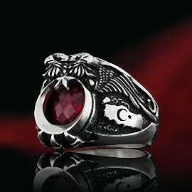 Göktürk Kurt & Türkiye Haritalı Yüzük