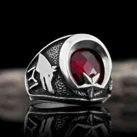 Göktürkçe IYI Yüzük Türkiye Haritalı