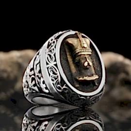 Gümüş Erkek Yeniçeri Yüzüğü