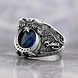 Gümüş Jandarma Astsubay Yüzüğü Atatürk İmzalı 2022