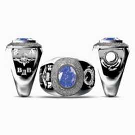 Gümüş Kazakistan Yüzüğü