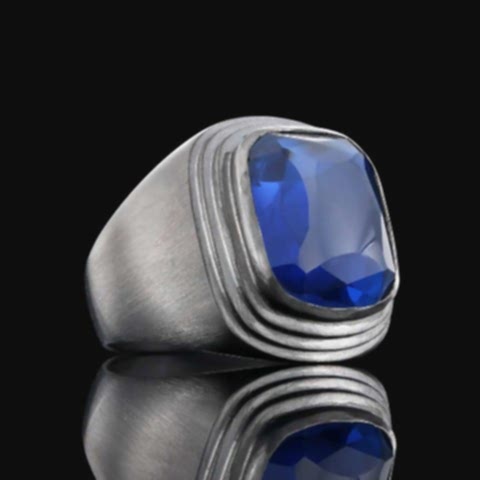 Gümüş Safir Taşlı Yüzük, Safir Taşlı Yüzük, Her Tarza Uyan Safir Taşlı Yüzük Modelleri