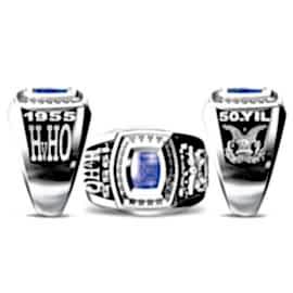 Hava Harp Okulu Yüzüğü 1955 - 50. Yıl