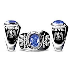 Hava Harp Okulu Yüzüğü 1958-50. Yıl