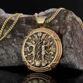 İkizler Burcu Kolye Gümüş