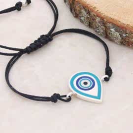 İpli Nazar Boncuğu Bileklik