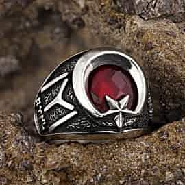 IYI Göktürkçe Türk Gümüş Yüzük