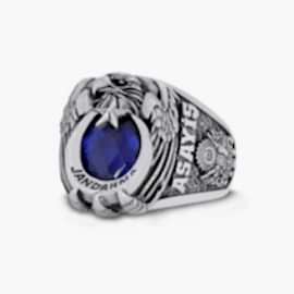 Jandarma Asayiş Devlet Armalı Yüzük