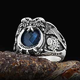 Jandarma Asayiş Devlet Arması Yüzüğü