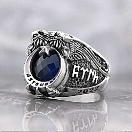 Jandarma Astsubay Yüzüğü Göktürkçe Türk 2022