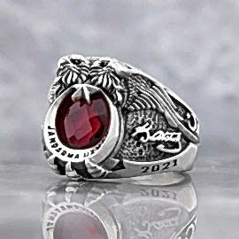 Çift Başlı Jandarma Uzman Komando Yüzüğü Atatürk İmzalı 2021