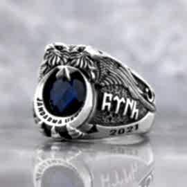 Çift Başlı Jandarma Uzman Komando Yüzüğü Göktürkçe Türk 2021