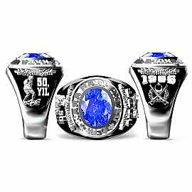 Kara Harp Okulu 50. Yıl Hatıra Yüzüğü 1966, KHO 1966 Yüzük, Atatürk Sembollü Harp Okulu Yüzüğü, Taşlı KHO Logolu Yüzük