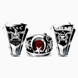 Ay Yıldız Kara Harp Okulu Yüzüğü 2013, KHO Logolu Anı Yüzüğü, Kara Kuvvetleri Logolu Harp Okulu Yüzüğü, KHO 2013 Mezuniyet Yüzüğü