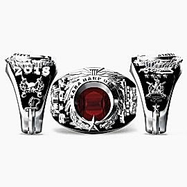 Kara Harp Okulu Yüzüğü 2018, Sırmalı Ay Yıldız KHO Yüzük, Harp Okulu 2018 Anı Yüzüğü, Kara Kuvvetleri Logolu Harp Okulu Yüzüğü