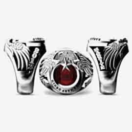 Ay Yıldız Kartal Kanatlı KHO Yüzük, Kara Harp Okulu Yüzüğü 2012, Harbiye Anı Yüzüğü, Harp Okulu 2012 Yüzük