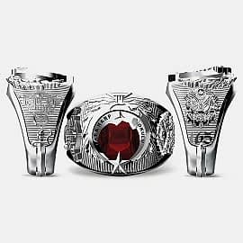 Sırmalı Ay Yıldız KHO Yüzük, Kara Harp Okulu Yüzüğü 2014 - 165. Dönem, Osmanlı Devlet Armalı Harp Okulu Yüzüğü