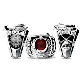 Ay Yıldız Kara Harp Okulu Yüzüğü 2014, Dağ Sembollü Harbiye Yüzüğü, Osmanlı Devlet Armalı KHO Yüzük, Harp Okulu Yüzüğü