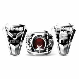 Kara Kuvvetleri Yüzüğü İstihkam 2016 - 27.Dönem, Ay Yıldız Taşlı Yüzük