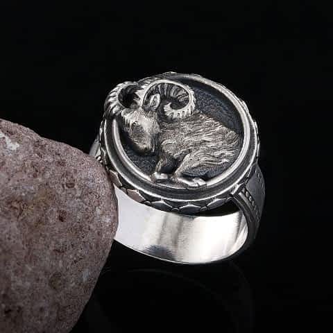 Koç Burcu Kadın Yüzük