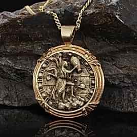 Kova Burcu Kolye Gümüş