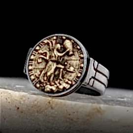 Kova Burcu Yüzük Gümüş 925 Ayar