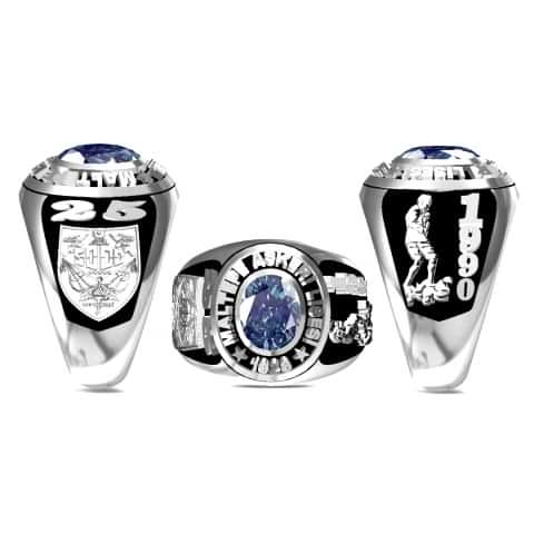 Maltepe Askeri Lisesi Yüzüğü 1990 Mezunu - 25. Dönem