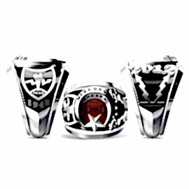 Mebs Okulu Yüzüğü Ankara 2012, Muhabere Yüzük, Ay Yıldız Taşlı Okul Yüzük