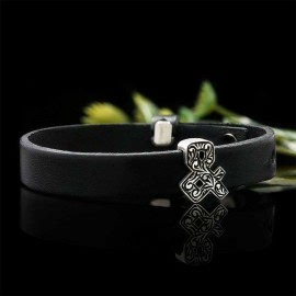 Motifli Harf & İşareti Kalın Alfabe Bileklik