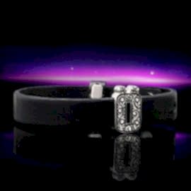 Motifli Ö Harfi Deri Bileklik