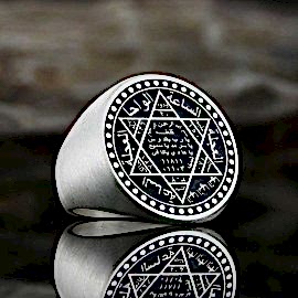 Mührü Süleyman Gümüş Yüzük