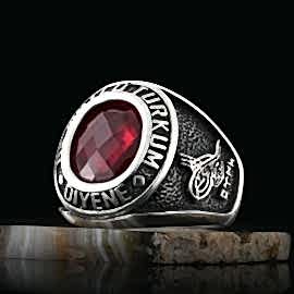 Ne Mutlu Türküm Diyene Atatürk İmzalı Yüzük