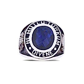 Ne Mutlu Türküm Diyene Yüzüğü Osmanlı Devlet Armalı