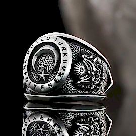 Ne Mutlu Türküm Diyene Yüzüğü Üç Hilal