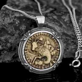 Oğlak Burcu Kolye Gümüş